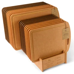 18" x 12" Natural Wood Composite Chef Board-Maple Clearance