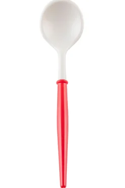 Red and White Cocktail Spoons - Bulk Case of 50-Sophistiplate New