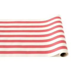 Red Classic Stripe Runner - 20" x 25'-Hester u0026 Cook Hot