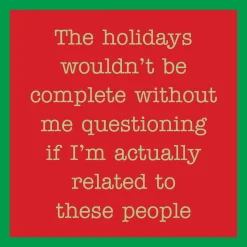 Related Christmas Coaster-Drinks On Me Coasters Clearance