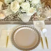 Royal Peacock Table Setting - Brown & Cream-Sophistiplate Online