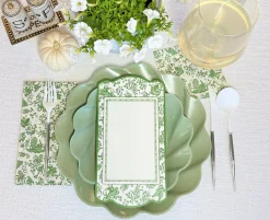 Royal Peacock Table Setting - Sage-Sophistiplate Discount