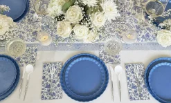 Royal Peacock Table Setting - French Blue-Sophistiplate Clearance