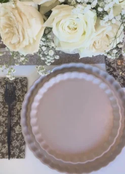 Royal Peacock Table Setting - Brown-Sophistiplate Online