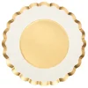 Salad Plate Gold & White/8 pkg-Sophistiplate Best