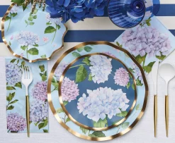 Salad Plate Hydrangea - 8pk-Sophistiplate New