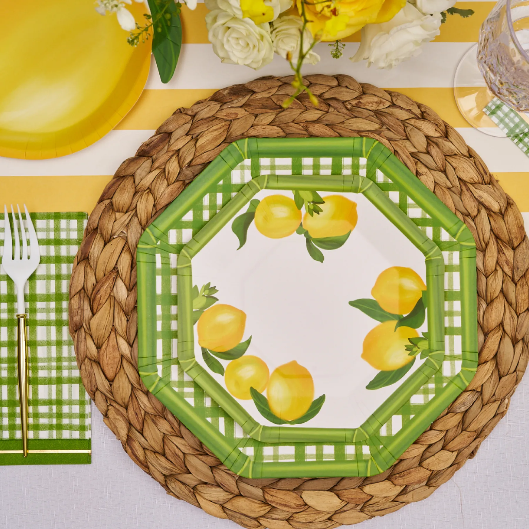 Salad Plate Lemon and Stem/8pk-Sophistiplate Online