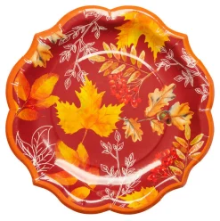 Salad Plate Thankful Gatherings/8pkg-Sophistiplate Fashion
