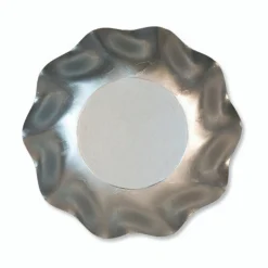 Satin Silver Wavy Appetizer/Dessert Bowl/8pk-Sophistiplate Outlet