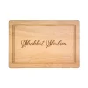 Shabbat Shalom - Wood Cheeseboard 18 x 12"-Maple Fashion