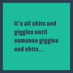 Shits and Giggles Coaster-Drinks On Me Coasters Hot