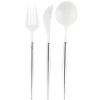 Silver Bella Assorted Plastic Cutlery/24pc, Service for 8-Sophistiplate Best