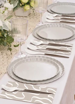 Silver Bella Assorted Plastic Cutlery/24pc, Service for 8-Sophistiplate Best