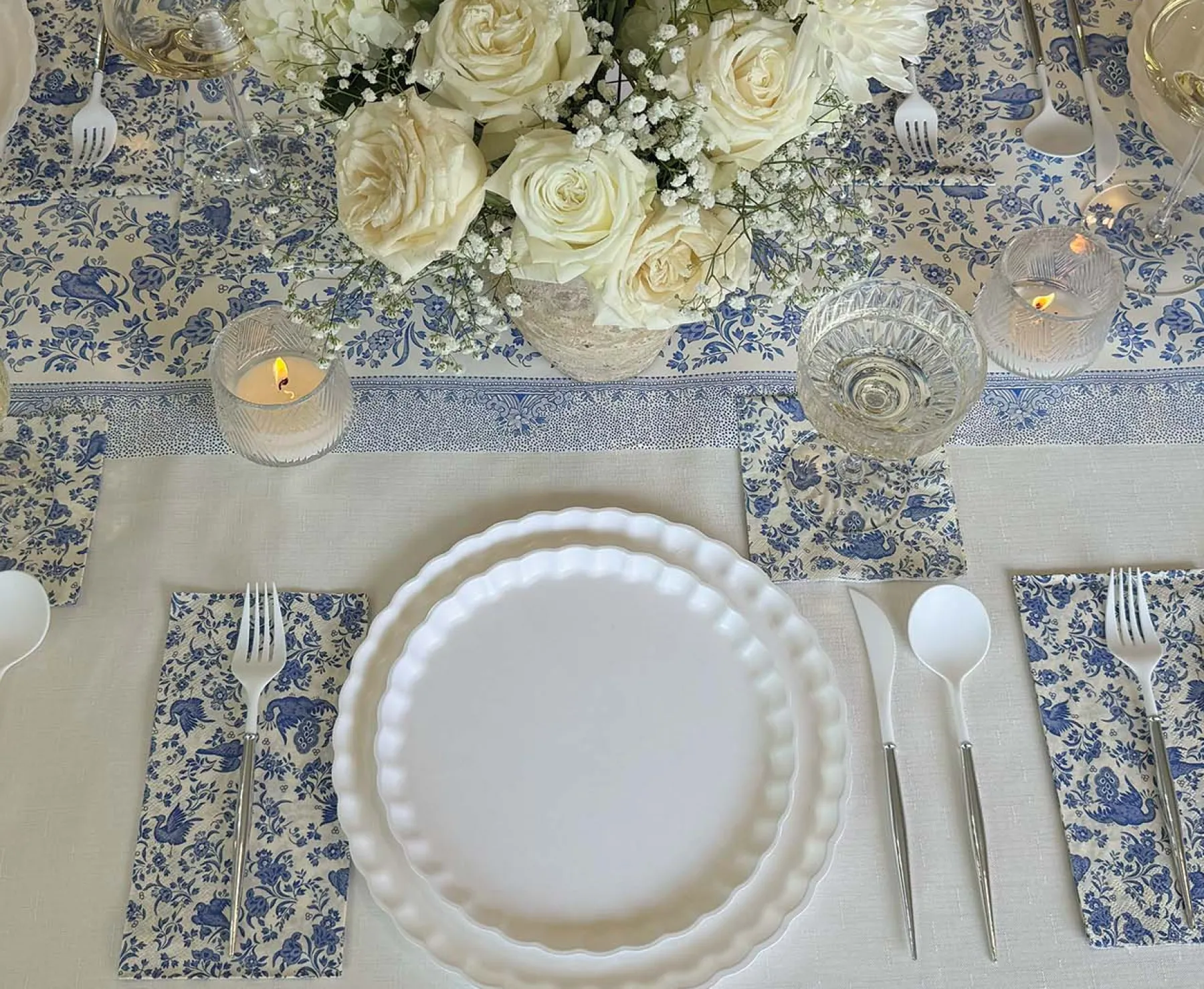 Silver Bella Assorted Plastic Cutlery/24pc, Service for 8-Sophistiplate Best