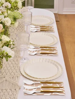 Simply Eco Compostable Table Setting - White-Sophistiplate New