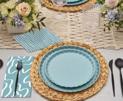 Simply Eco Compostable Table Setting - Pool Blue-Sophistiplate Discount