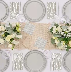 Simply Eco Compostable Table Setting - Concrete-Sophistiplate Clearance