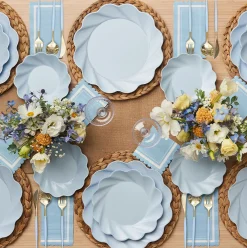Simply Eco Compostable Table Setting - Sky Blue-Sophistiplate Discount