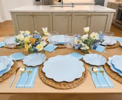Simply Eco Compostable Table Setting - Sky Blue-Sophistiplate Discount