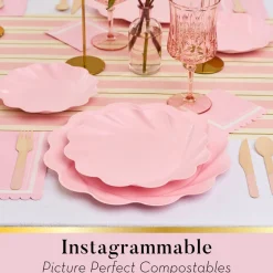 Simply Eco Dinner Plate- Blush/8pkg-Sophistiplate Sale