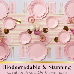 Simply Eco Dinner Plate- Blush/8pkg-Sophistiplate Sale