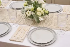 Simply Eco Dinner Plate- Concrete/8pkg-Sophistiplate New