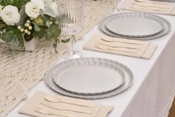 Simply Eco Dinner Plate- Concrete/8pkg-Sophistiplate New
