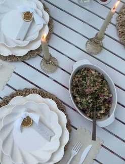 Simply Eco Dinner Plate- Cream/8pkg-Sophistiplate Hot