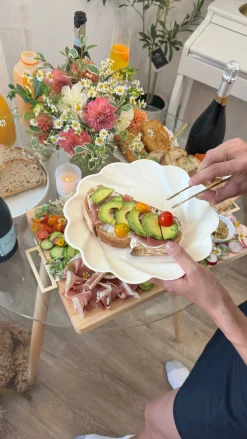 Simply Eco Dinner Plate- Cream/8pkg-Sophistiplate Hot