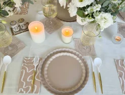 Simply Eco Dinner Plate- Sand/8pkg-Sophistiplate Hot