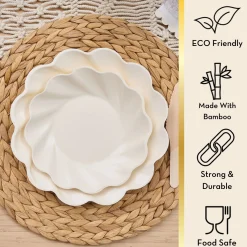 Simply Eco Extra Large Plate- Cream/8pk-Sophistiplate Online