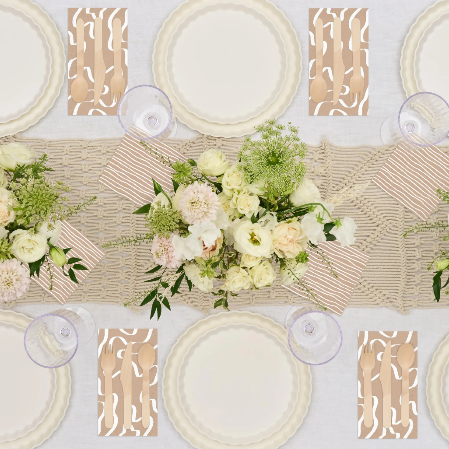 Simply Eco Salad Plate- White/8pkg-Sophistiplate Clearance