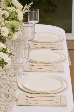 Simply Eco Salad Plate- White/8pkg-Sophistiplate Clearance