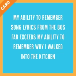 Song Lyrics Card-Drinks On Me Clearance