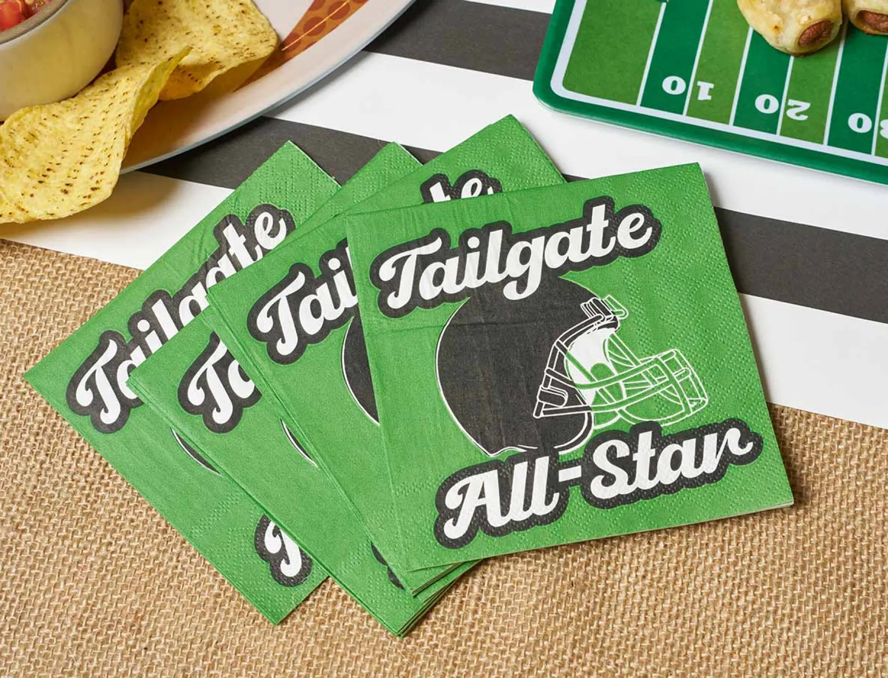 Tailgate Cocktail Napkins: All-Star/20pk-Sophistiplate Hot