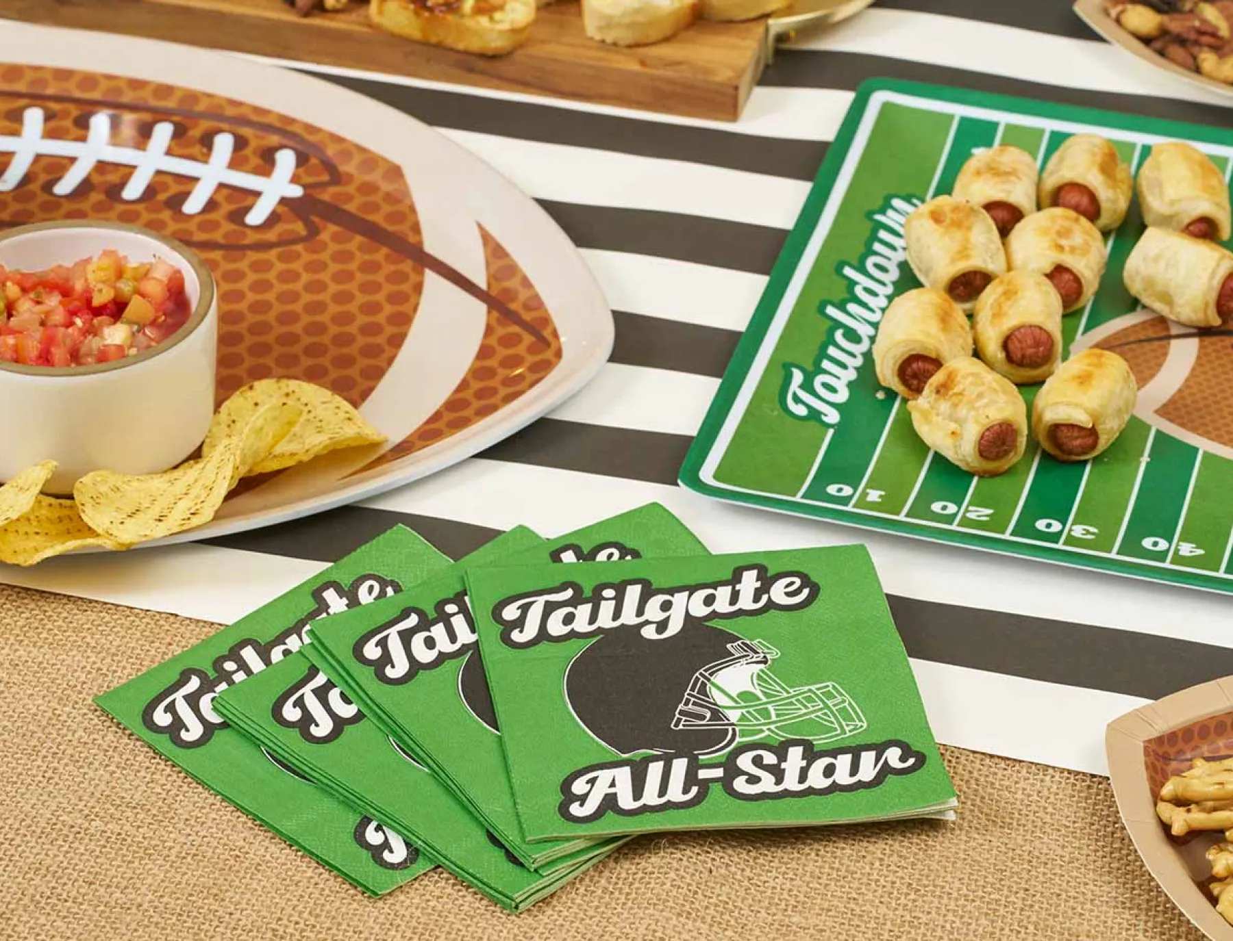 Tailgate Cocktail Napkins: All-Star/20pk-Sophistiplate Hot