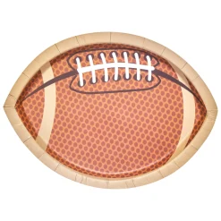 Tailgate Die Cut Football Salad Plates/8pk-Sophistiplate Sale
