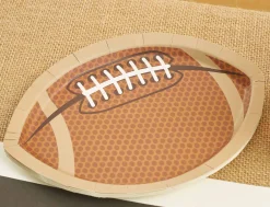 Tailgate Die Cut Football Salad Plates/8pk-Sophistiplate Sale