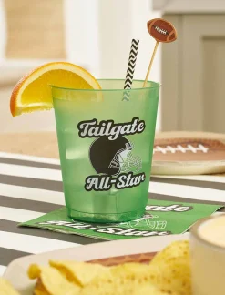 Tailgate Frost Flex Cups: All-Star/8pk-Sophistiplate Fashion