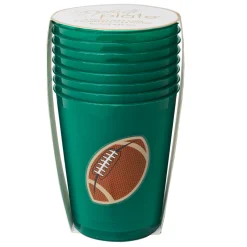 Tailgate Frost Flex Cups: Footballs/8pk-Sophistiplate Best