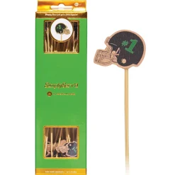 Tailgate Helmet Large Cocktail Picks/30pk-Simply Serv'd Discount