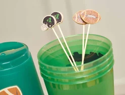 Tailgate Helmet Large Cocktail Picks/30pk-Simply Serv'd Discount