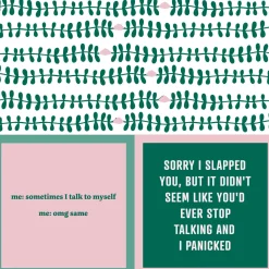 Talk to self Napkin-Drinks On Me Coasters Outlet