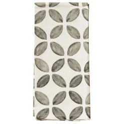 Tea Towel Black and White Circles | 100% Cotton | 30" X 20"-Maple Online