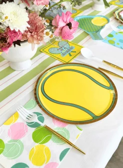 Tennis Ball Die Cut Dinner Plates/8pk-Sophistiplate Sale