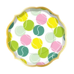 Tennis Ball Multi Salad Plates/8pk-Sophistiplate New