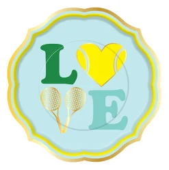 Tennis Love Dinner Plates/8pk-Sophistiplate Clearance