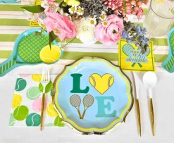 Tennis Love Dinner Plates/8pk-Sophistiplate Clearance