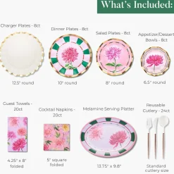 The Ultimate Summer Tablescape: Dahlia Garden-Sophistiplate LLC Outlet