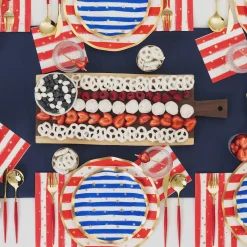 The Ultimate 4th of July Tablescape: Patriotic Confetti-Sophistiplate LLC New